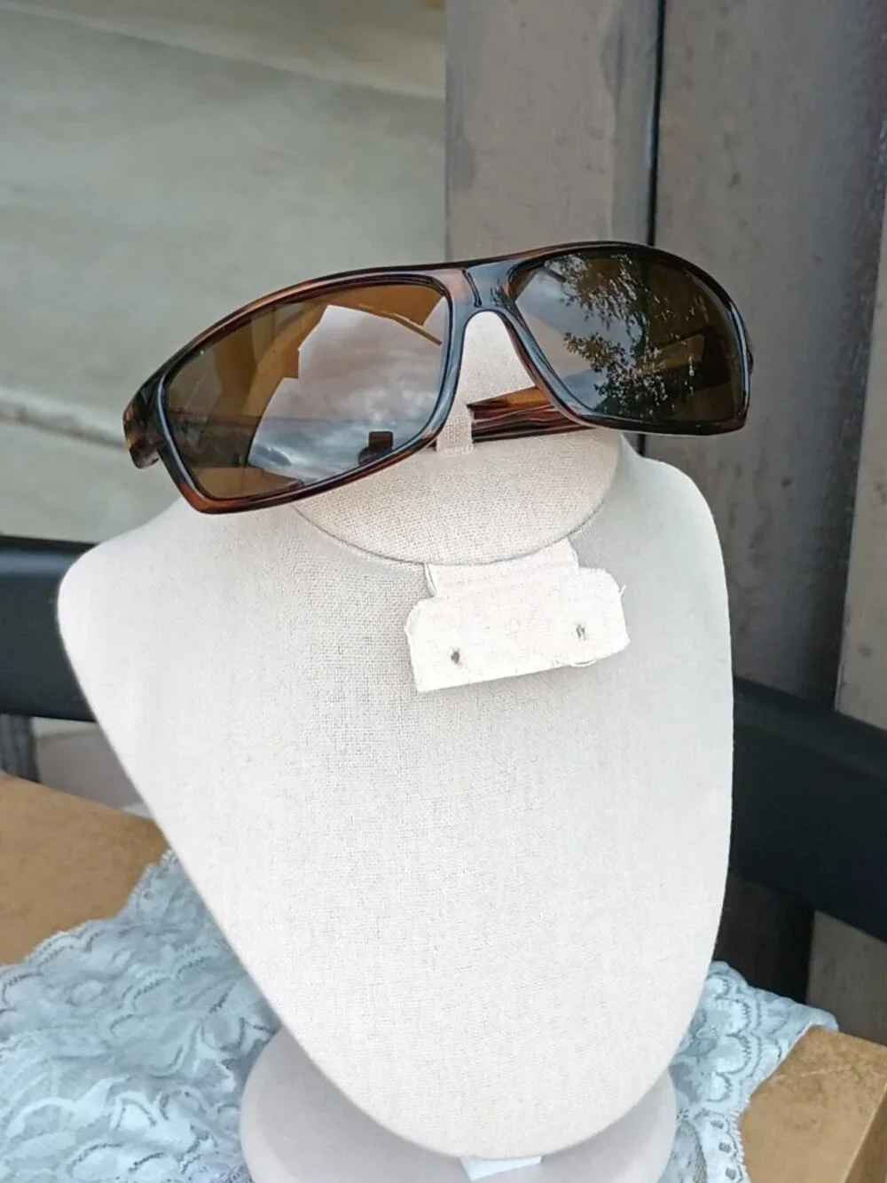 Wrap Style Polarized Sunglasses by Suncloud, OS, shades of brown & amber, EPC